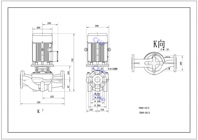 Насос CNP TD 80-22/2