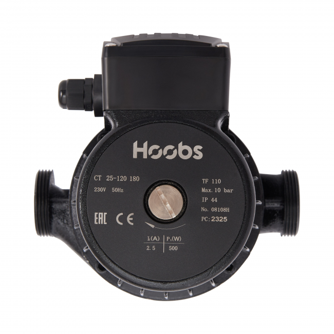 Насос циркуляционный Hoobs CT 32-120S 180мм 500Вт (с гайками)
